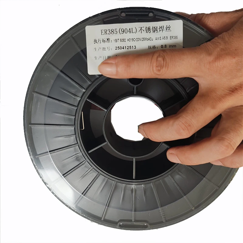 904L 스테인리스강 Ar 가스 차폐 용접 와이어용 ER385, 초내식성 직경 0.8  1.6mm 무게추 1kg