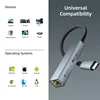 2 in 1 USB Type C to RJ45 USB-C Converter HUB PD 60W Fast Charging Type-C Network Card Lan Gigabit Adapter Cable For PC Notebook 6