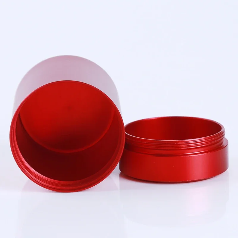 Mini Tea Can Metal Box Stainless Steel Portable Sealed Jar Travel Moisture-proof Solid Color Nut Candy Food Storage Container