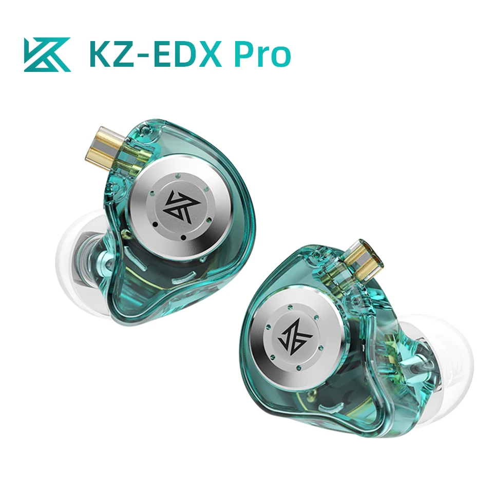 

KZ EDX Pro Hybrid Technology HIFI In Ear Earphones Wired Headphones with Microphone Bass Earbuds Sport Noise Cancelling Headset