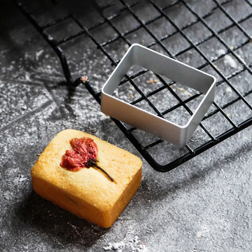 Description Picture 3 of itemRectangle Cheese Cake Molds, Mini Cake Pan, For Making Mini Cheesecake, Cookie, Desserts, Mousse Cakes,Baking Tools