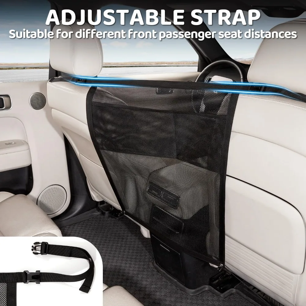 강아지 차량용 차단막, 메쉬가 있는 강아지 차량용 네트 차단막, 자동차/SUV/트럭용 애완동물 칸막이