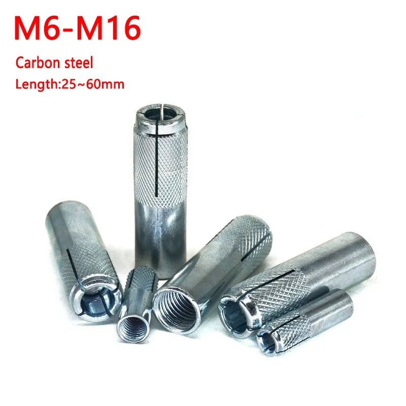 Galvanized Expansion Screws M6 M8 M10 M12 M16 implosion expansion bolt drop in anchors screws bolts