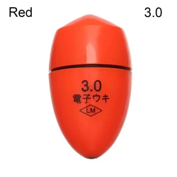 Illuminated Electronic Wave Fishing Float with Night Light - Premium Fishing Accessories and Gear (Red 3.0)