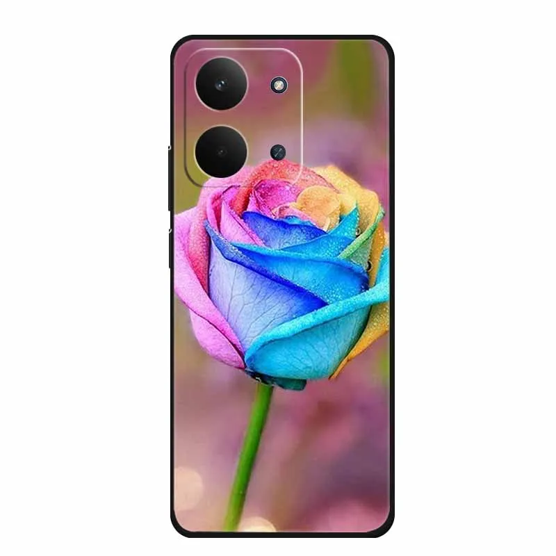 Sleek Black Silicone Soft TPU Phone Case - Protective Back Cover