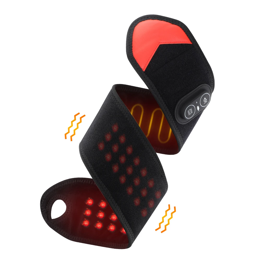 3-in-1 Heating Wrist Massage Pad Electric Wrist Massager Vibration Light Joint F