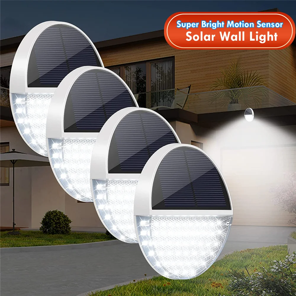 48Led Solar Motion Sensor Light Outdoor Super Bright Solar Security Lampada Da Parete Per Garage Porta D'Ingresso Parete Portico Step Fence Street