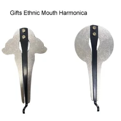 Chrome Portable Jaw Harp Jews Harp Altai Ethnic Mouth Russian Musical Instrument Harmonica Beginner Children's Gifts