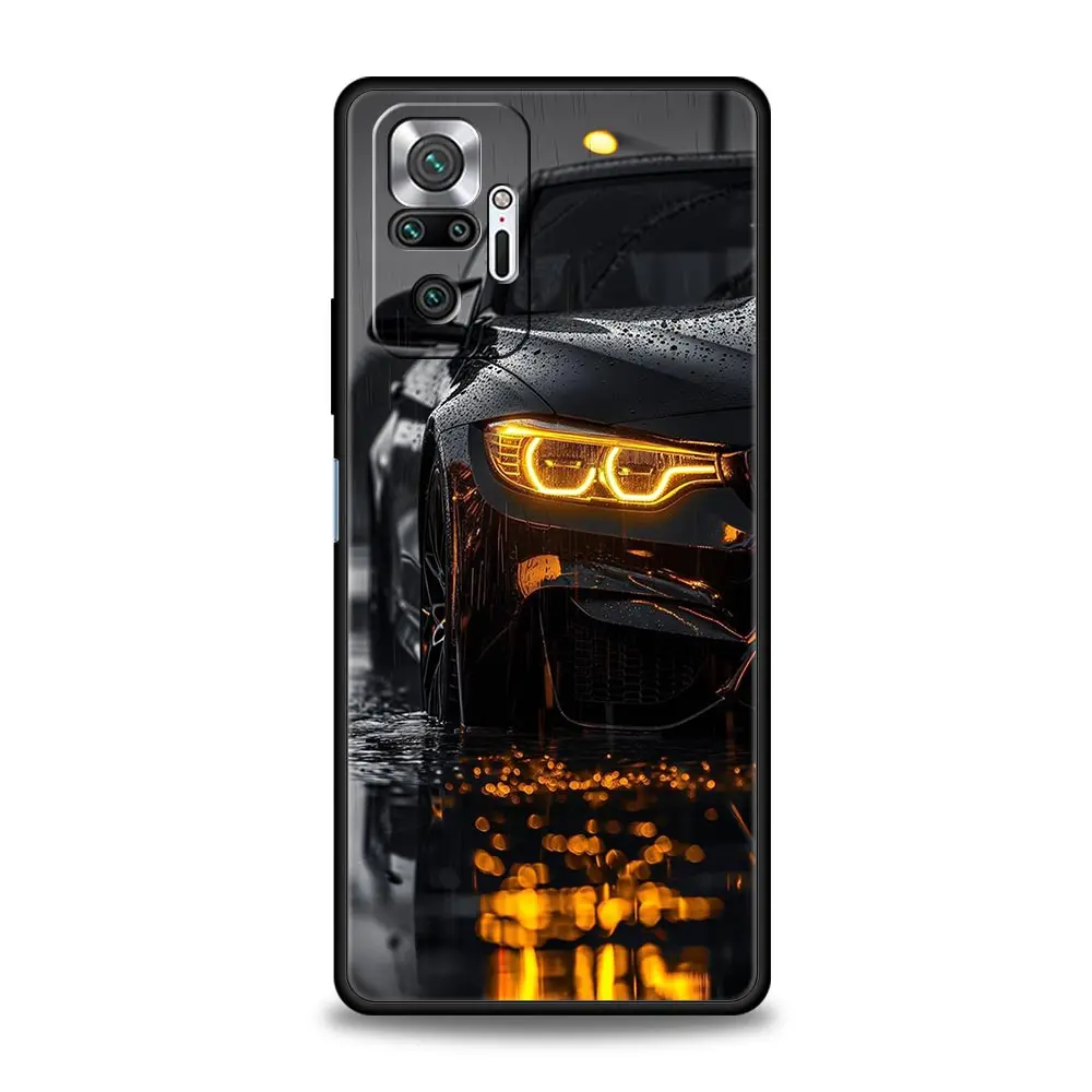 Sleek Super Car Sport Phone Case - Premium Black Cover