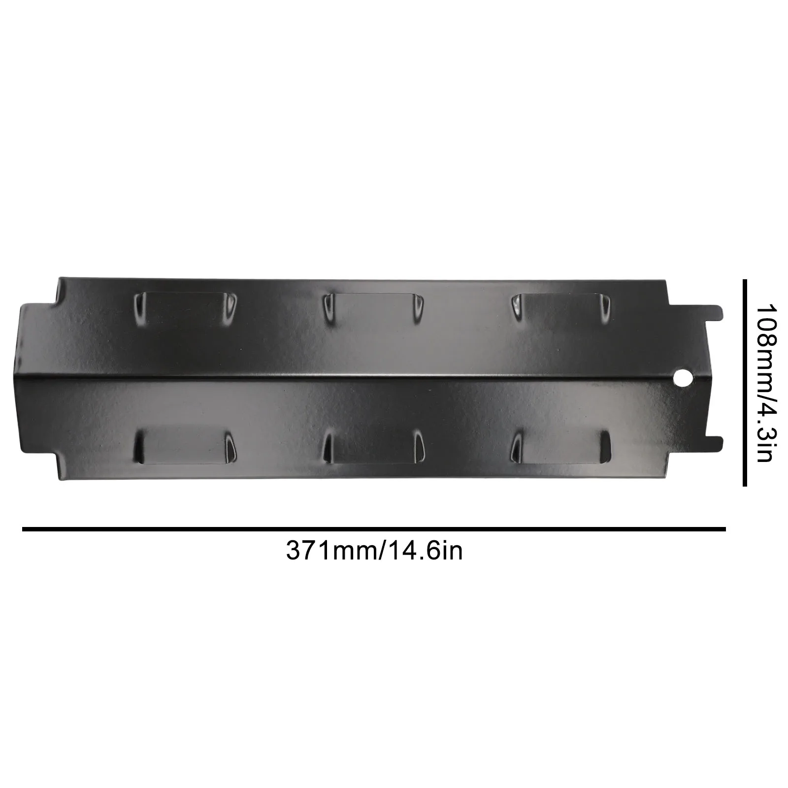 4Pcs Gas Grill Heat Plate Shield Stainless Steel Gas Grill Heat Plate Barbecue For BBQ Shield Tent Burner Cover