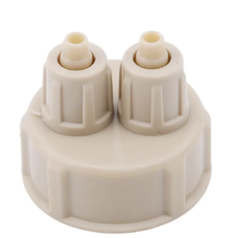 Aquarium CO2 Generator Kit 2pcs Tube Valve Guage Bottle Cap Fish Tank Live Plant DIY Air Diffuser