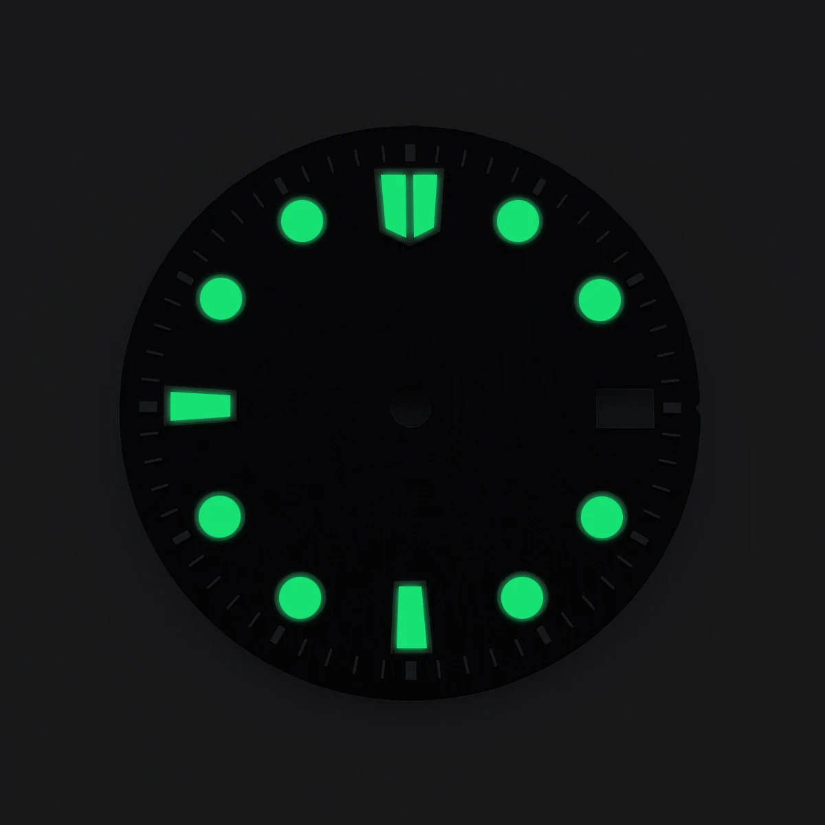 Corgeut Luminous Multicolor Watch Dial - 28.5mm