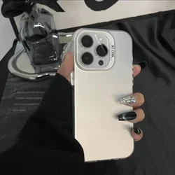 Luxury Metallic Aurora Phone Case Cover for Galaxy S21 (Silver)