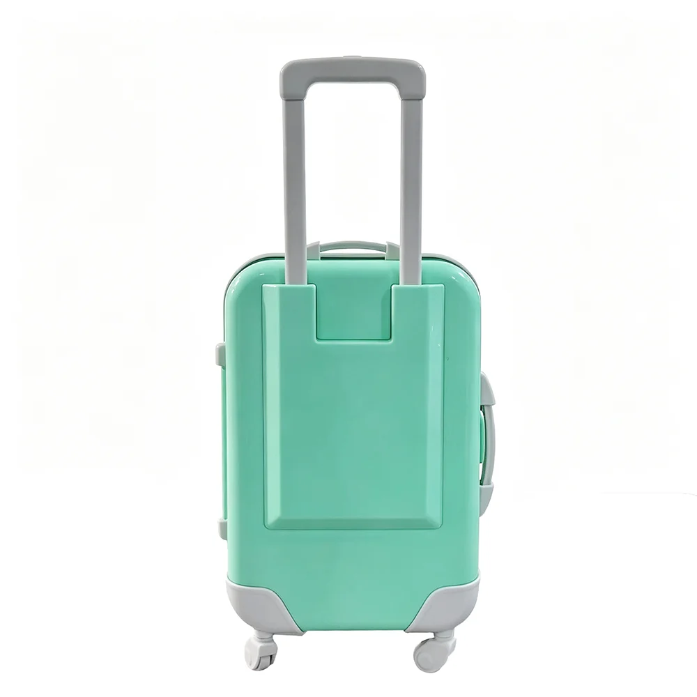 Valigia per Bambole da 18 Pollici: Un Accessorio Indispensabile per Viaggiare con le Bambole È una valigia alla moda per bambole, adatta a bambole da 18 pollici. - immagine 3