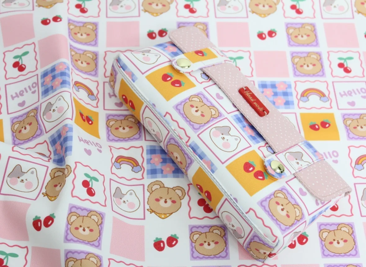 방수 직물 DIY 바느질 키트 귀여운 패턴 연필 가방 보관 가방 수제 선물 ZhiHAN 홈 오토그래픽 디자인
