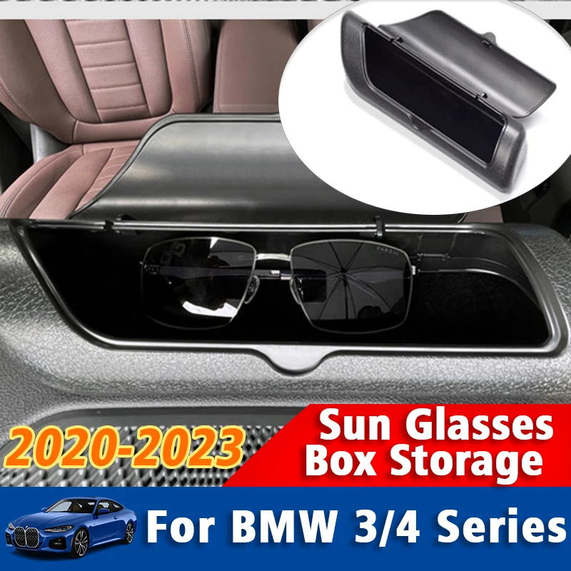 For-BMW-3-4-Series-2020-2021-2022-2023-Car-Glasses-Box-Storage-Holder ...