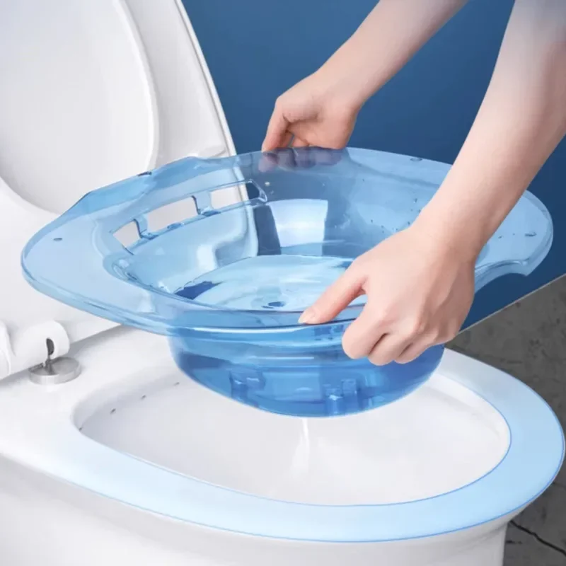 Maternity Sitz Bath Non-Fluorescent Basin Sturdy Wash Bowl Heat-Resistant Comfortable Pregnant Women Basin High