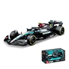 Bburago 1:43 Mercedes-AMG F1 W15 E Performance 2024 Alloy Car Miniature Diecast Model 44# Lewis Hamilton 81# George Russell Toy 3