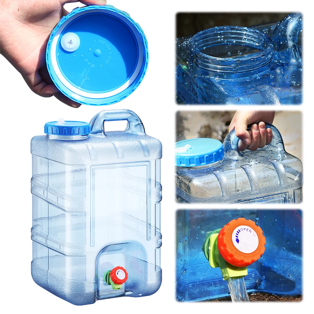 28L 대용량 미네랄 워터통 방진 캠핑 물통 자가운전 여행용 물 저장 용기
