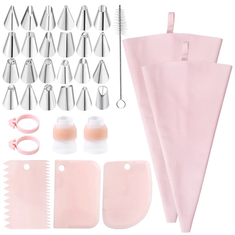 34pcs Pink Set