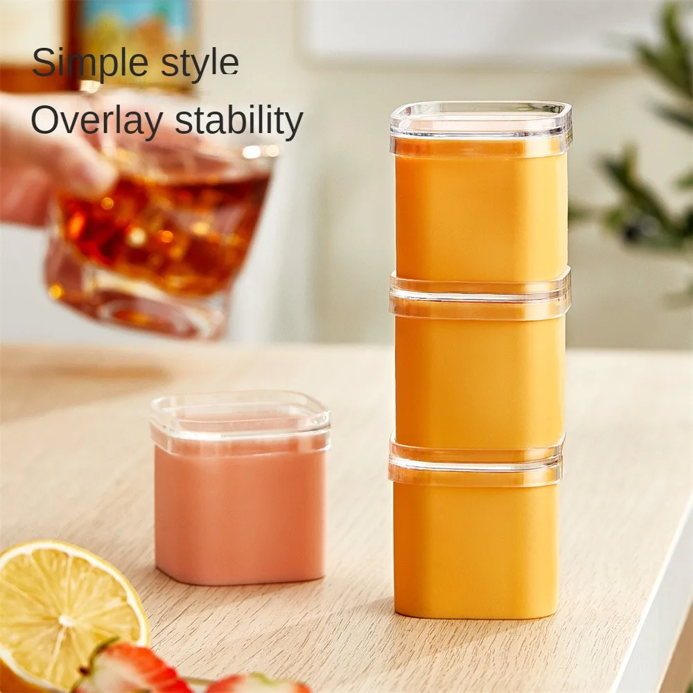 

Silicone Ice Mold Square Large Ice Molds with Lid Ice Tray Whiskey Cocktail Ice Maker DIY Cold Drinks Kitchen Ice Cream Tools