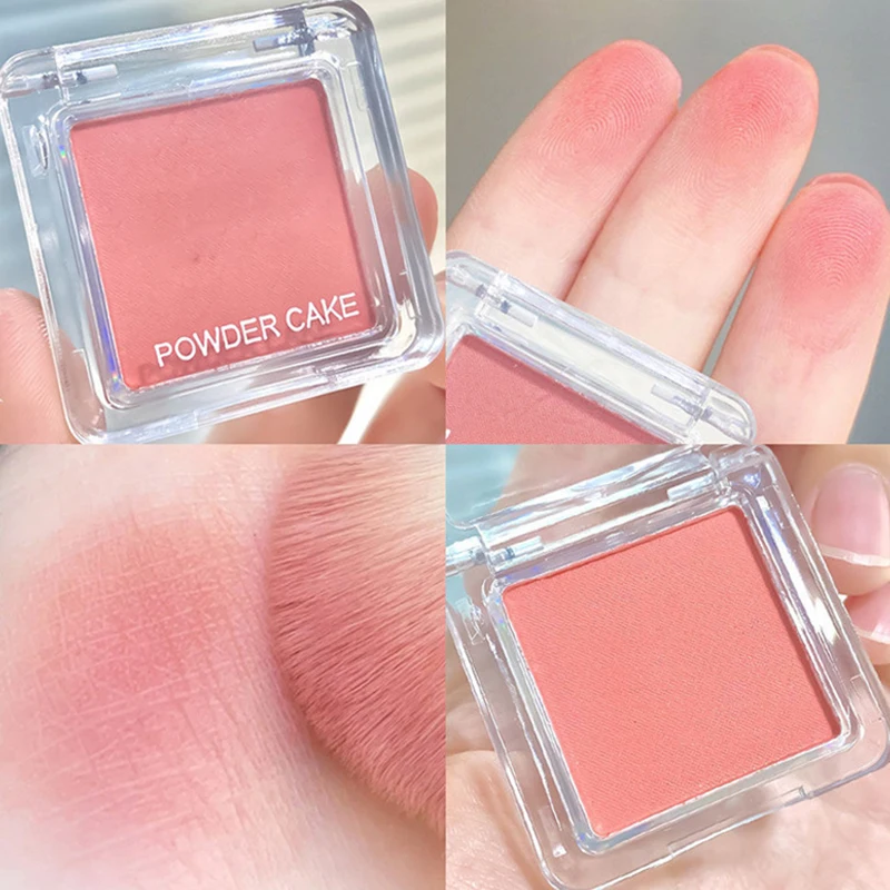 

Brighten Face Blush Palette Face Contouring Soft Face Blusher Natural Cheek Tint Cheek Rouge Female Makeup Waterproof 1pcs Matte