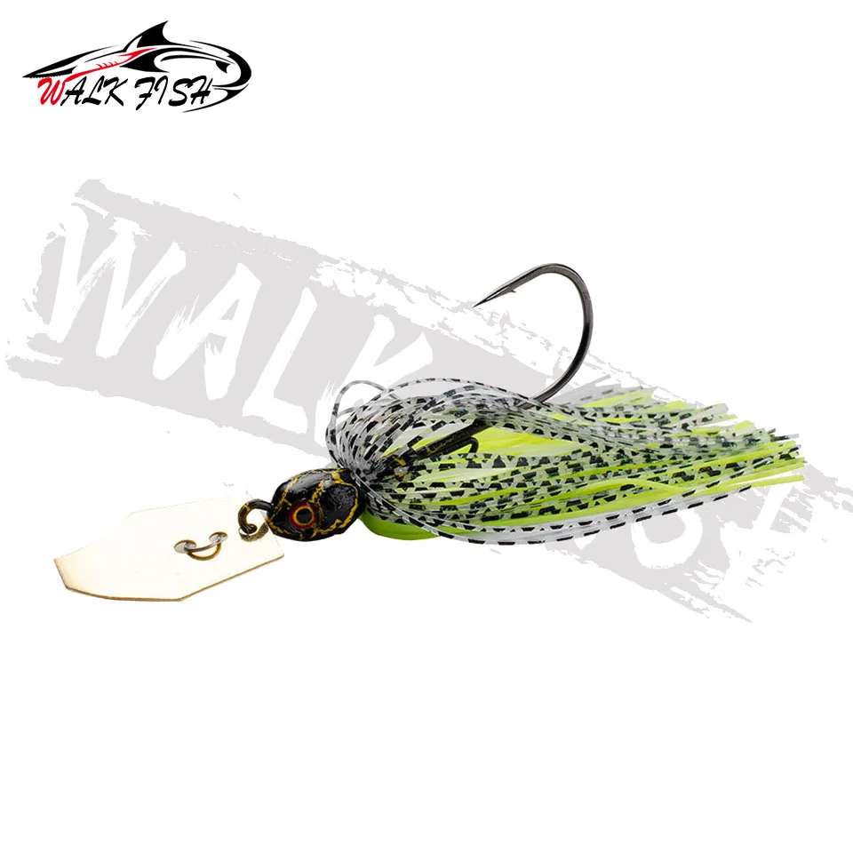 ללכת דגי 7G/9G/12G/14G/21G לנענע רקדנית Buzzbait דייג פיתוי פטפוט פיתיון Wobbler ספינר פיתיון להב Chatterbait עבור בס פייק