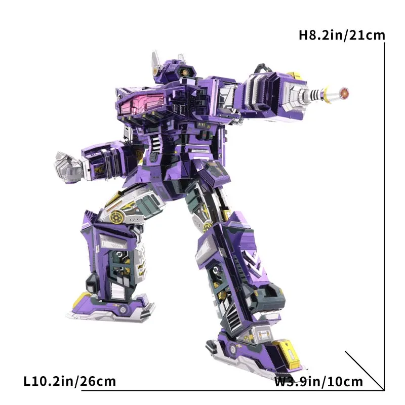 Metal Assembly Model DIY Robot 3D Stereo Puzzle Kit High Collection Difficulty 2