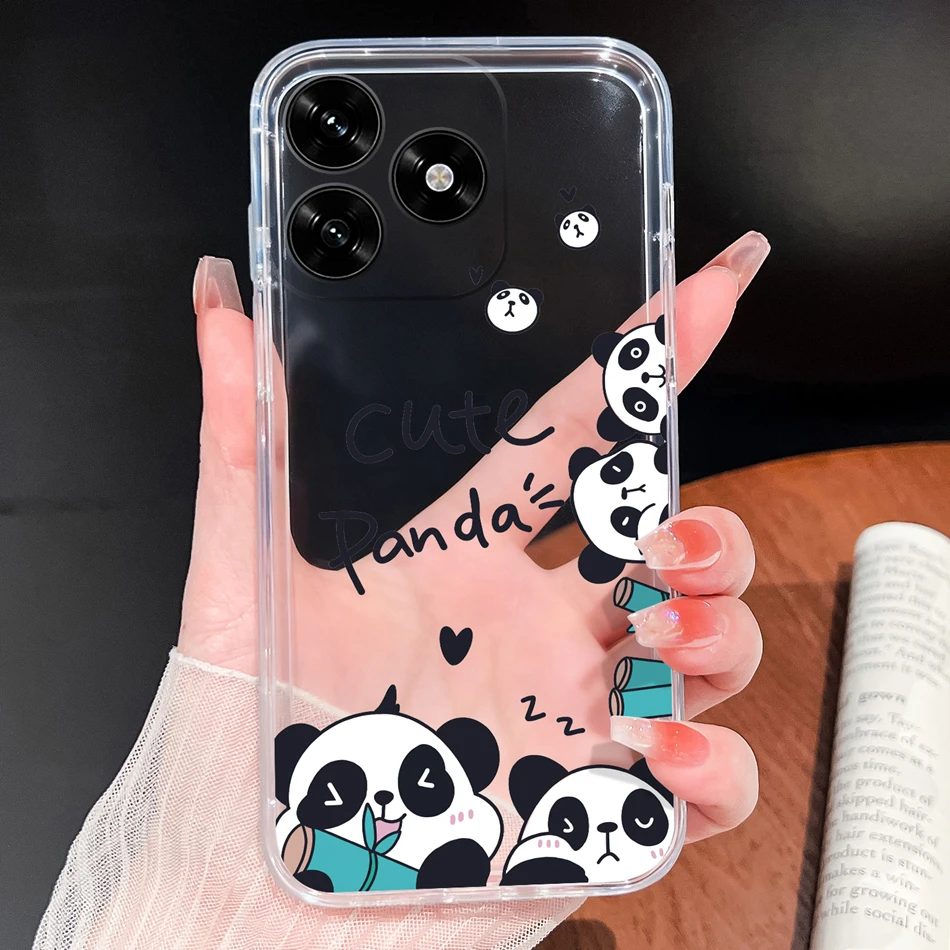 Gradient Color Soft Silicone Clear Phone Case - Lightweight Protective Cover