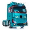 1/14 Metal LESU RC Tractor Truck 6*6 Topline for DIY Cabin 1851 3363 RTR Car Painted Model Electric Wiper Toys Gifts Thzh1394 3