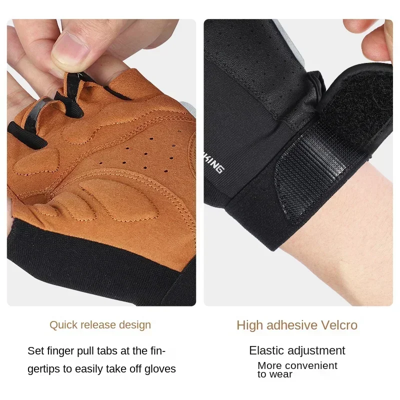 Half-finger breathable cycling gloves men and women mountain bike fitness gym running sports bicycle motorcycle gloves sport gloves