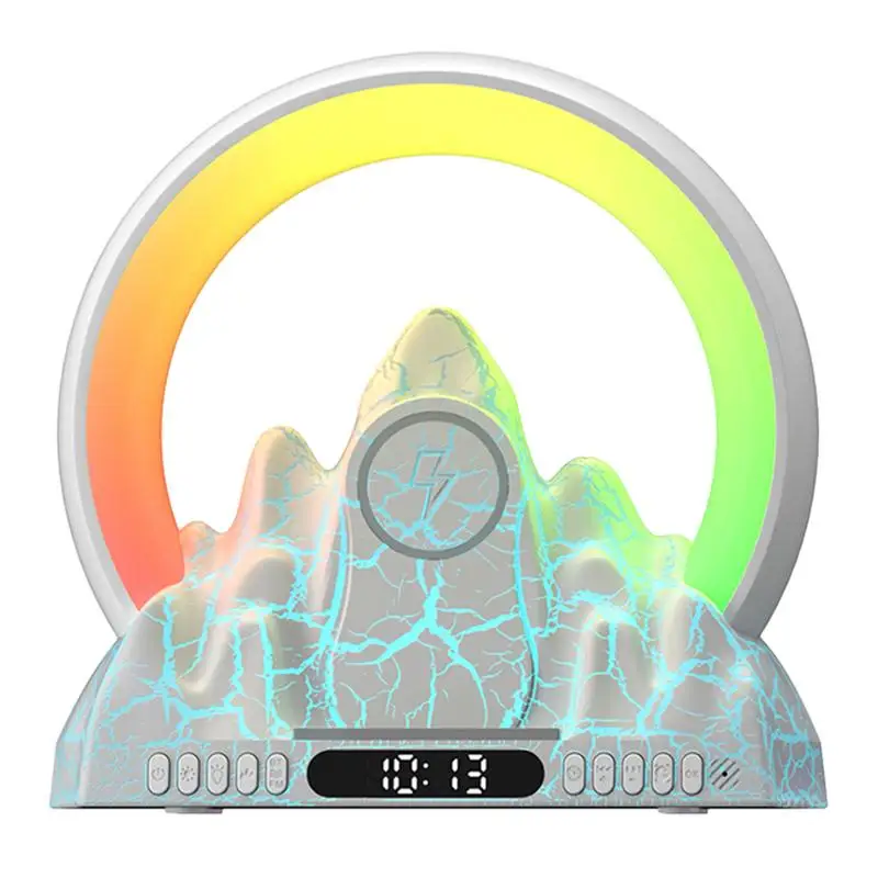 

Wireless Charging Night Light Bedside Lamp For Wireless Charging Mini Wireless Speaker Charger For Living Room Bedroom