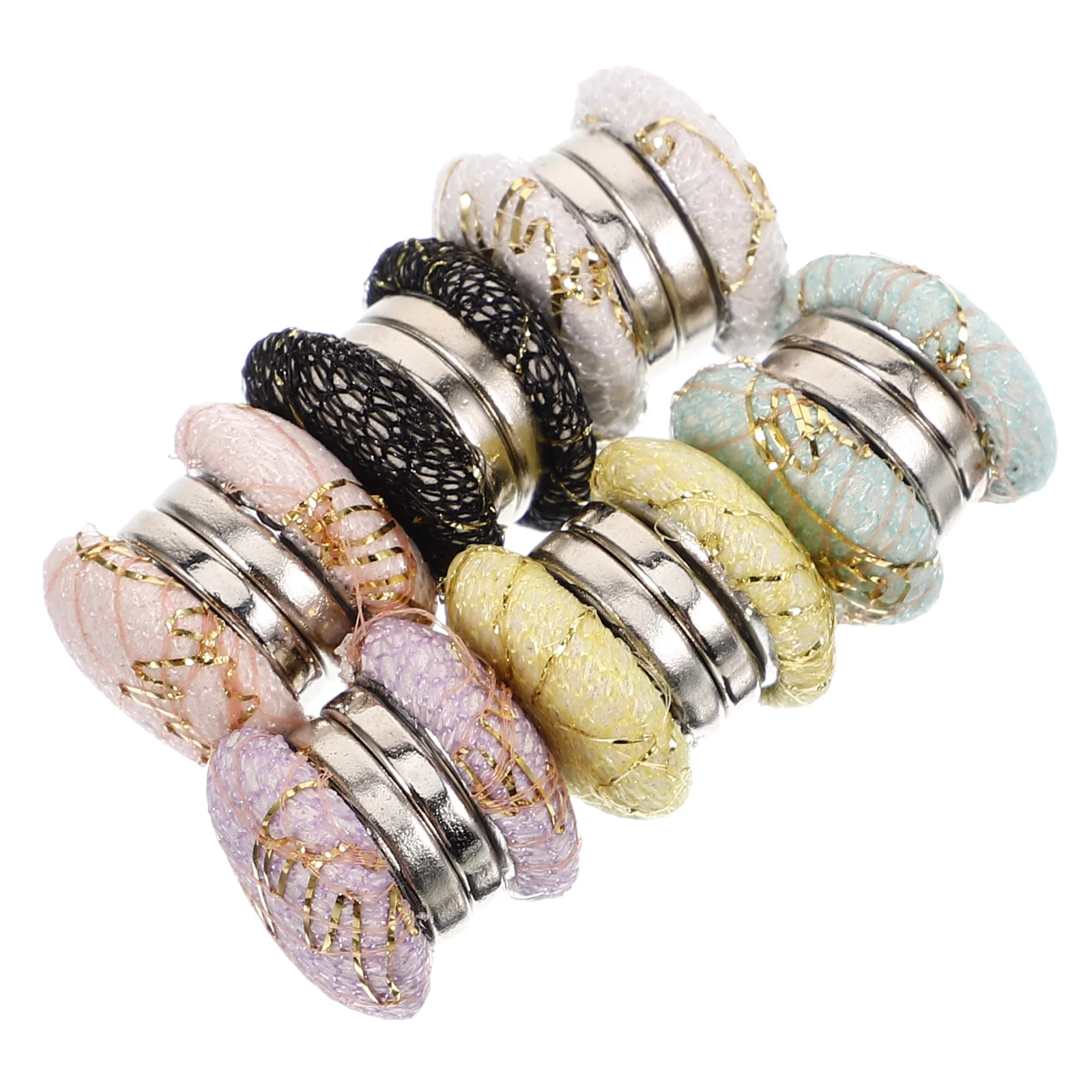 

6pairs Magnetic Scarf Clasp For Women Hijabs Scarves Clothes Magnet Pin Metal Buttons DIY Clothing Decoration Moslem Sewing