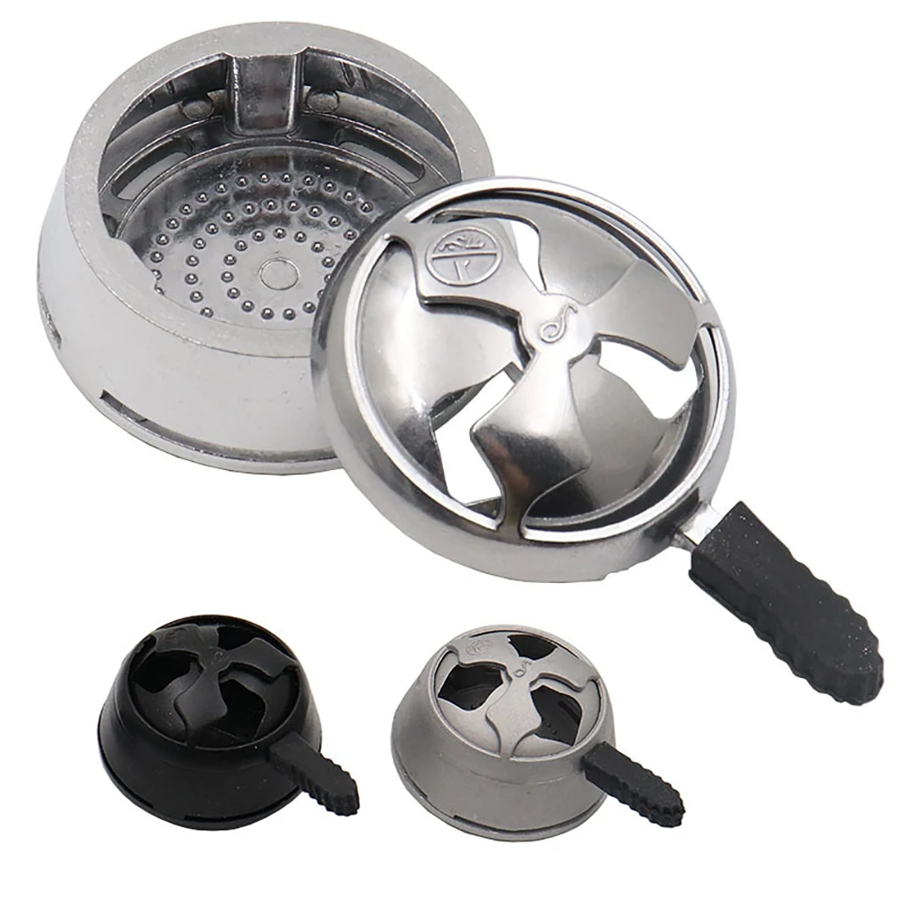 Silver Hookah Charcoal Holder Provost Heater Shisha Bowl Hookah Bowls Narguile Shisha Accessories Chicha Bar