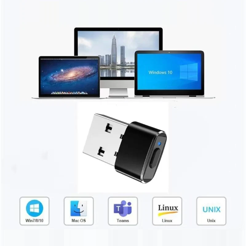 Undetectable Mouse Jiggler Keep Computer Awake Simulate Mouse Mover 3 Modes Tracker On OFF Switch Prevent Computer Lock Screen