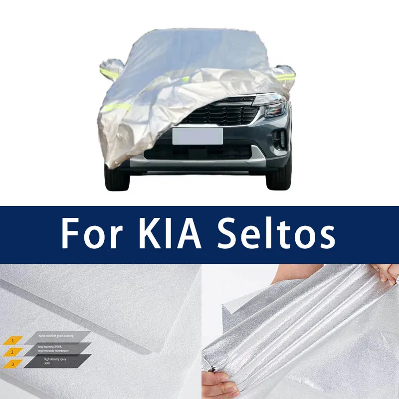 

Full car hood dust-proof outdoor indoor UV protection sun protection and scratch resistance For Kia Seltos Sun visor
