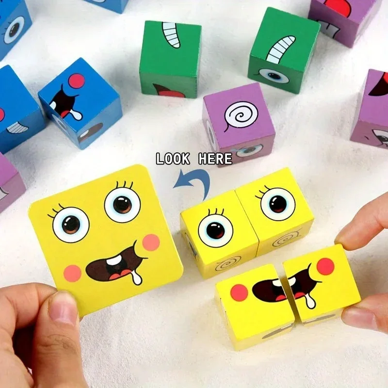 Face Change Puzzle Cube 5