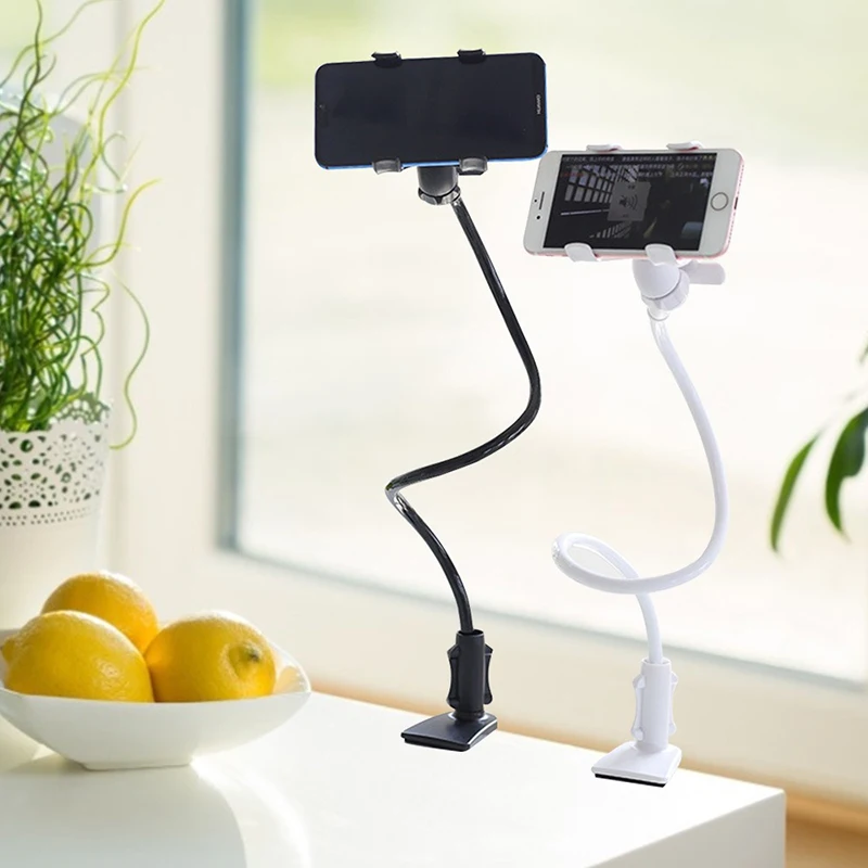 409345-fed7db.jpg Sfdda05f5ea3843b6b7dbbebc23a8e3064 Universal Mobile Phone Lazy Holder Desktop Phone Stand Flexible Bed Desk Mount Bracket 75cm Support for iPhone Samsung Xiaomi Mallzona