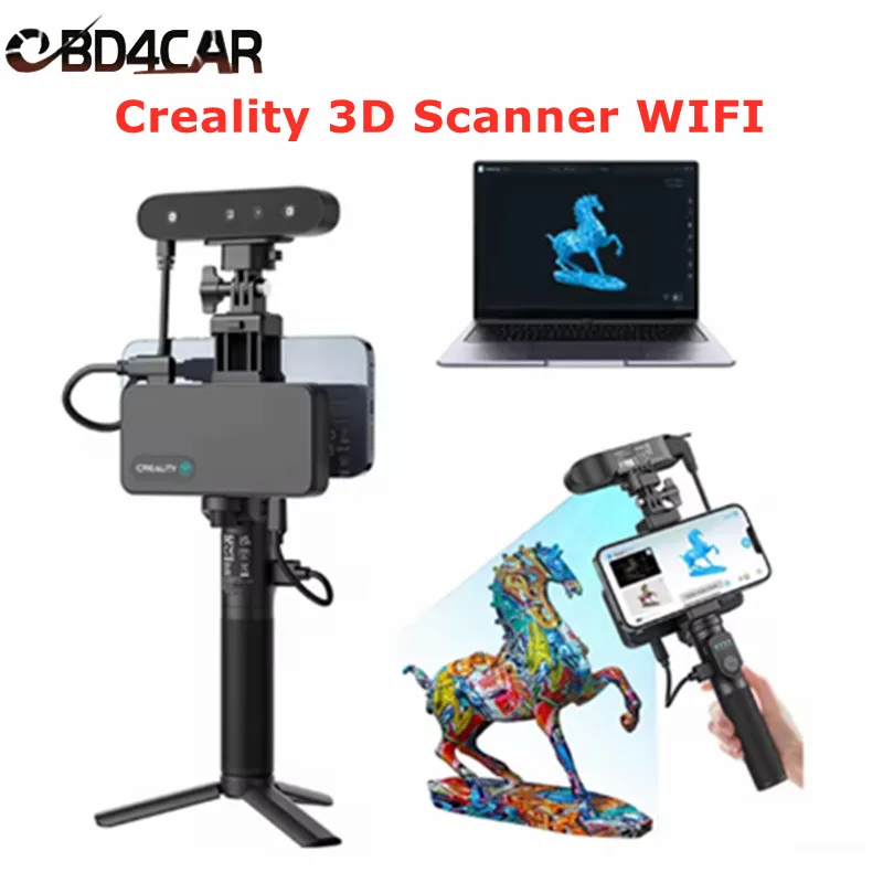 Creality-Scanner 3D CR-Scan Furet Pro, Portable, WiFi, Déterminer, Anti-tremblement, Suivi, Précision 0.1mm, Balayage Haute Vitesse, IOS, Android 1 Creality-Scanner 3D CR-Scan Furet Pro, Portable, WiFi, Déterminer, Anti-tremblement, Suivi, Précision 0.1mm, Balayage Haute Vitesse, IOS, Android 1