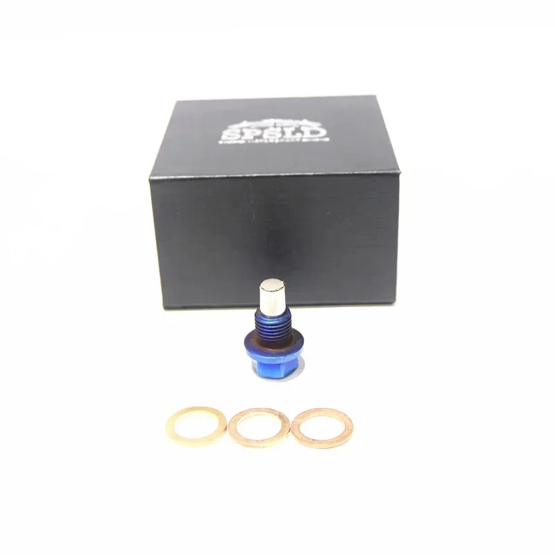 Reusable Permanent Magnetism 5000 Gs Titanium Alloy Magnetic Oil Drain Plug Oil Sump Nut M12x1.25 M14x1.5
