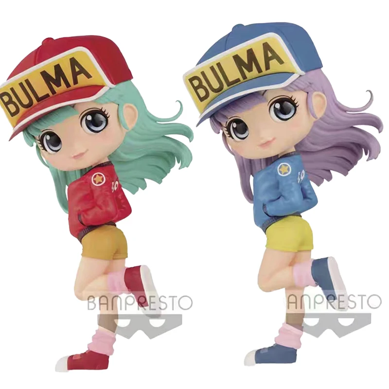 

В наличии Оригинальные подлинные BANDAI Spirit Q Posket Bulma 14 см статические продукты игрушечных моделей прилегающих фигур и красоток