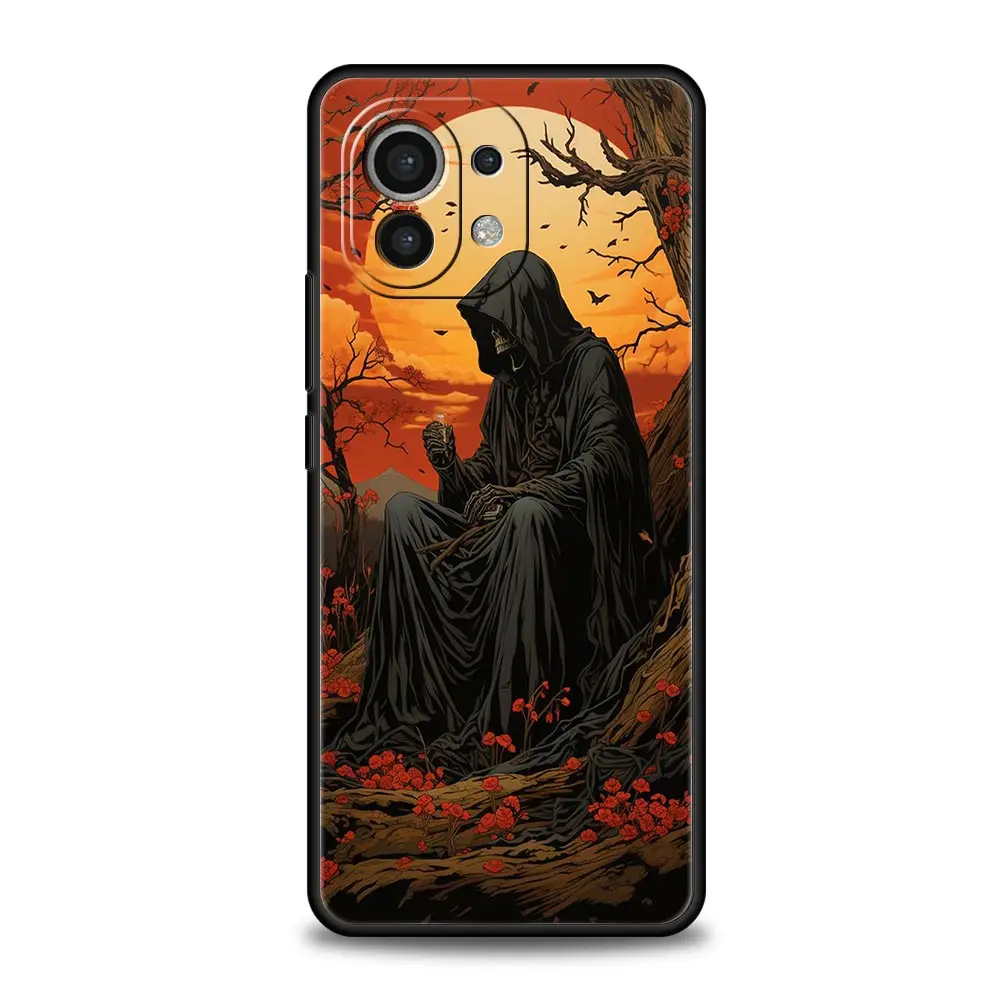 Grim Reaper Skull Skeleton Phone Case Cover