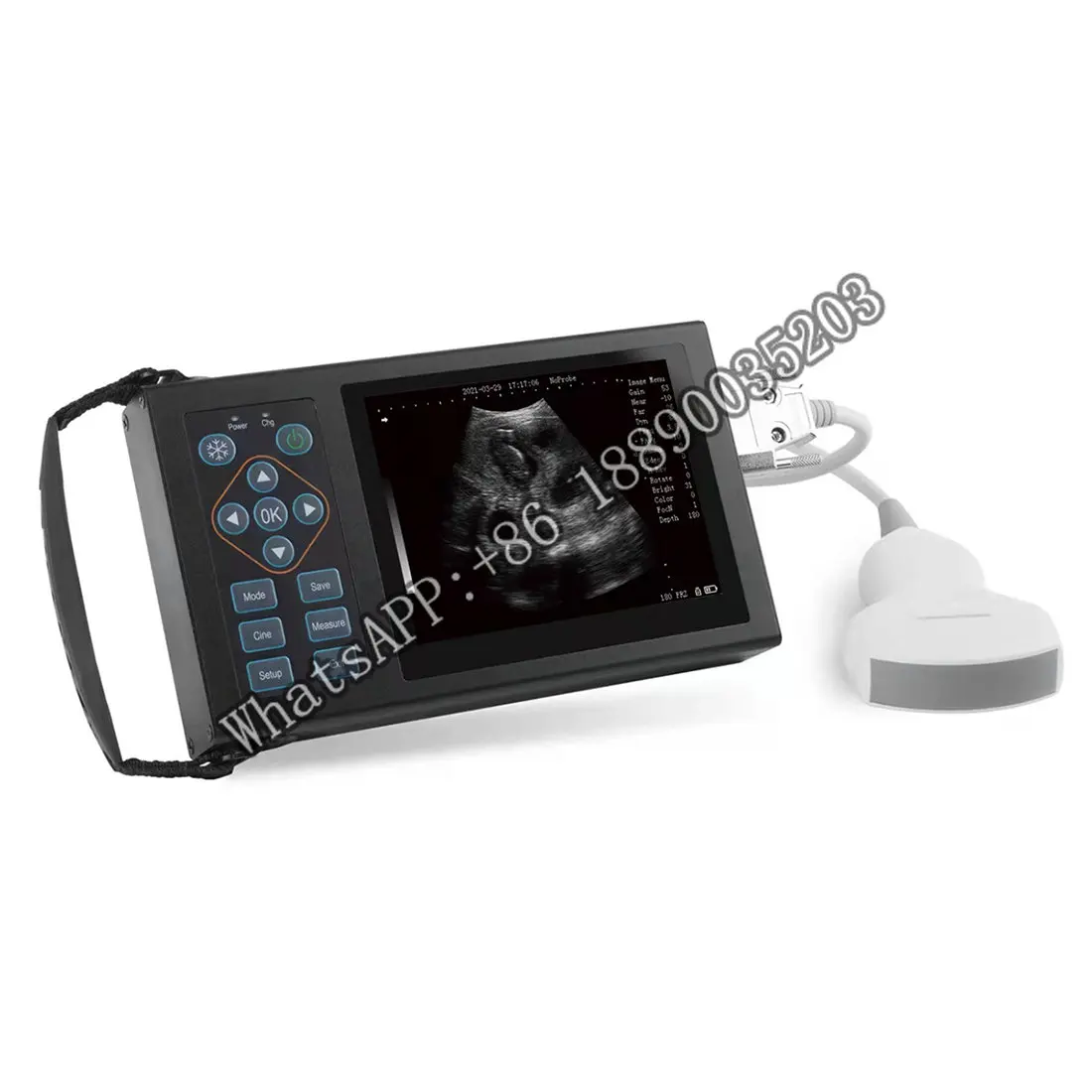 Vetsmart Easy Operate Digital Palm Handheld Veterinary Ultrasound Machine Portable  Scanner