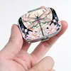 Square Medicine Box with Dreamy Dragonfly Design: 2-compartment Pill Organizer, Stylish Metal Container for Personal Medication 4