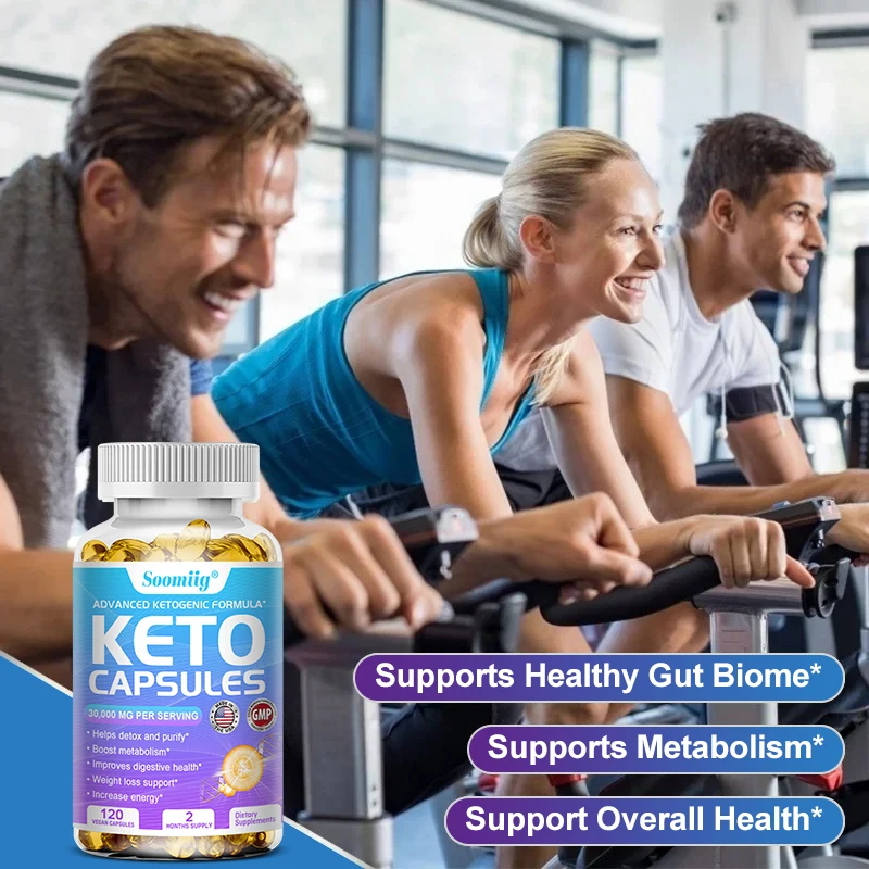 Keto Capsules - Fat Burning, Detoxification, Weight Loss, Metabolism Boost, Weight Management, Immune System Boost