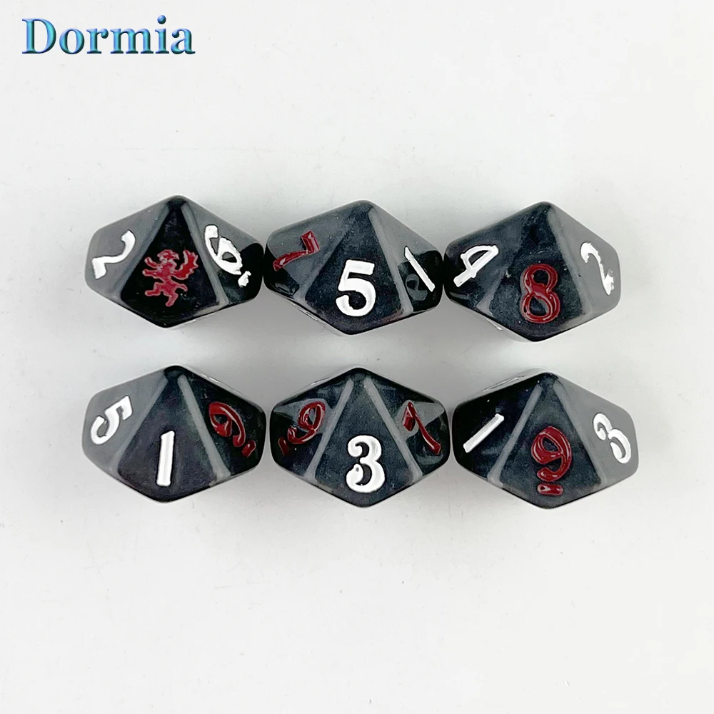 Personalized Customizable D&D Game Dice Collection