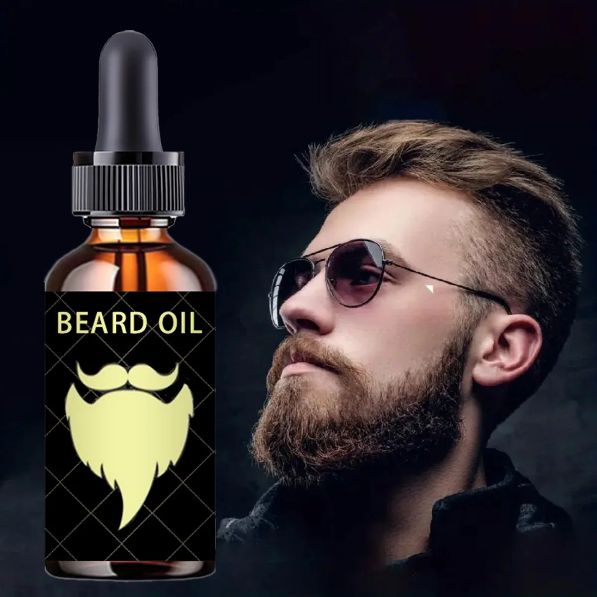 thumbnail image 1 of Aceite esencial 100 % natural para acelerar el crecimiento del vello facial y la barba. Aceite para el crecimiento del cabello y la barba. Productos para el cuidado de la barba masculina. Cuidado de l, 1 of 4