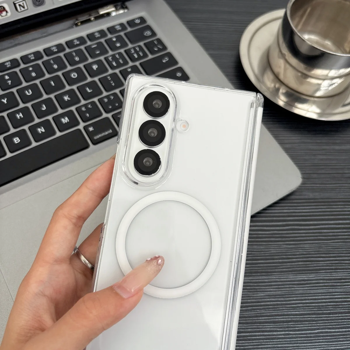 Shockproof Luxury Magnetic Transparent Phone Case - Premium Hard Acrylic Cover