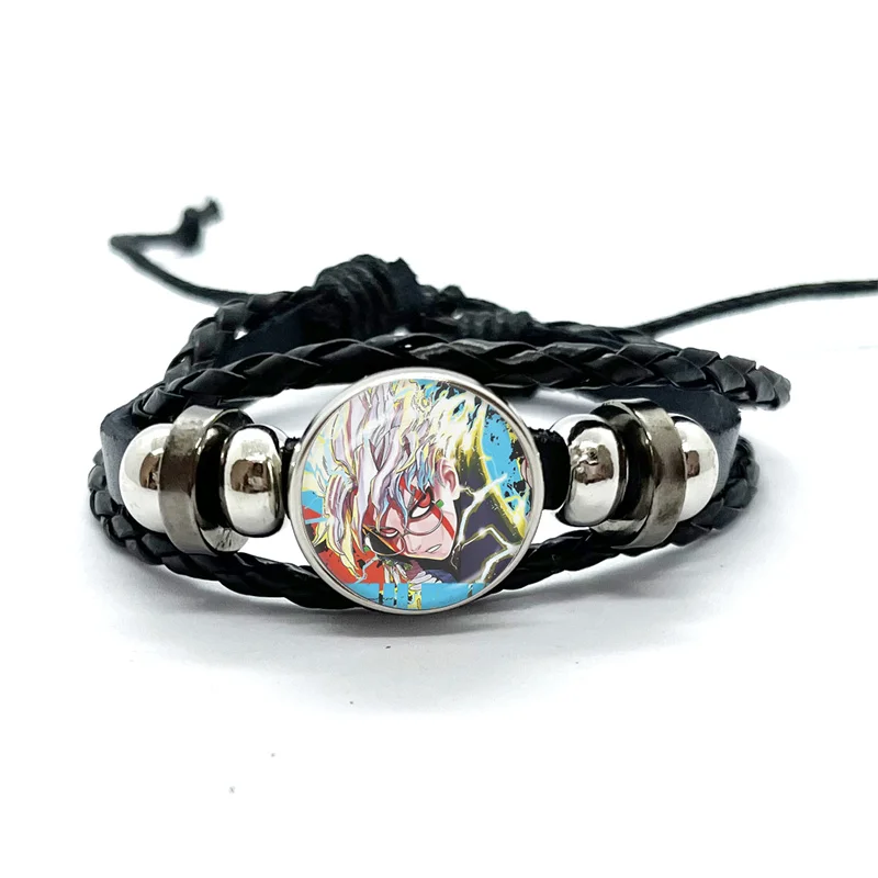 Anime Dandadan Ayase Momo Takakura Ken Aira Shiratori Bracelets Art Multilayer Braided Bracelets Bangles Handmade Jewelry Gifts 3