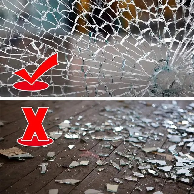 3 Méter Tiszta Biztonsági És Ablak Film Rombolás Elleni Üvegvédelmi Matrica Átlátszó Robbanásbiztos Önfagás - Image 4